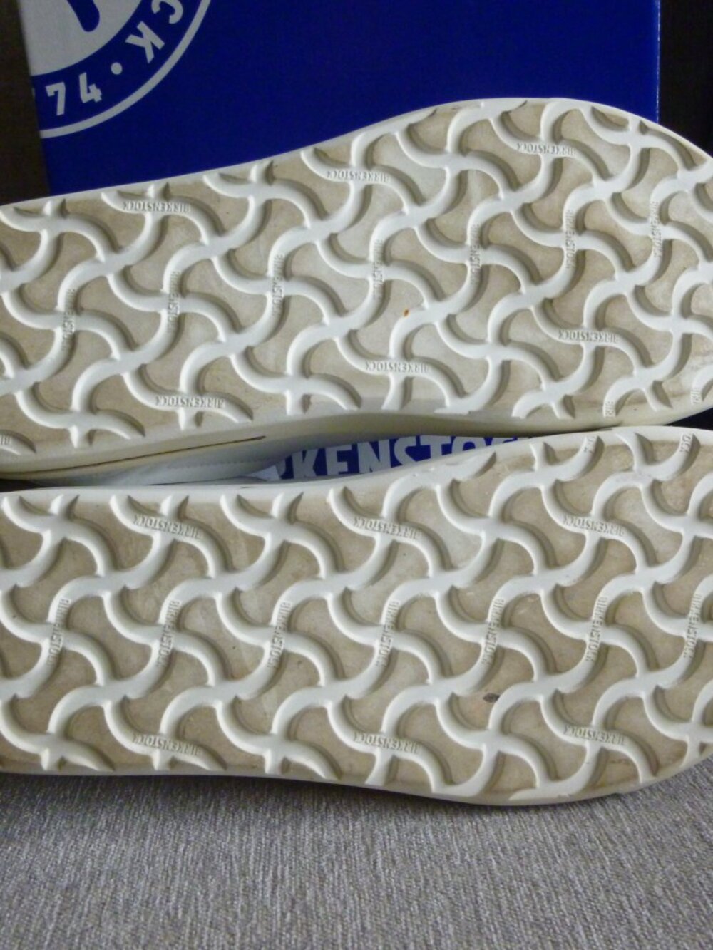 Womens BIRKENSTOCK 'Bend Low' White Leather Sneakers Size 38/8 Medium - Picture 11 of 13